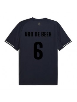 Moški Nogometna dresi replika Girona Donny van de Beek #6 Tretji 2025-26 Kratek rokav Moški Nogometna dresi replika Girona Donny van de Beek #6 Tretji 2025-26 Kratek rokav